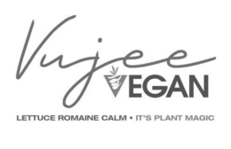 VUJEE VEGAN LETTUCE ROMAINE CALM · IT'S PLANT MAGIC logo