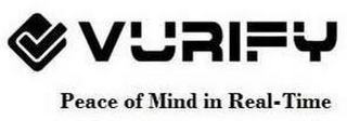 VURIFY PEACE OF MIND IN REAL-TIME logo