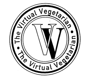 VV THE VIRTUAL VEGETARIAN logo