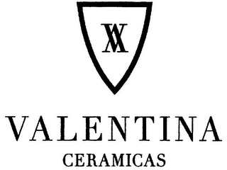 VV VALENTINA CERAMICAS logo