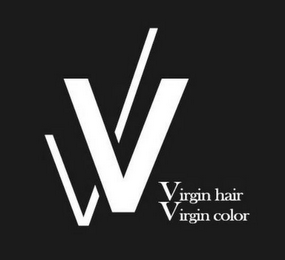 VV VIRGIN HAIR VIRGIN COLOR logo