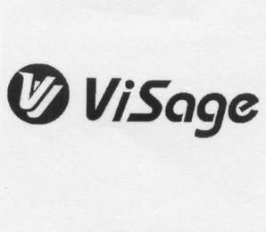 VV VISAGE logo