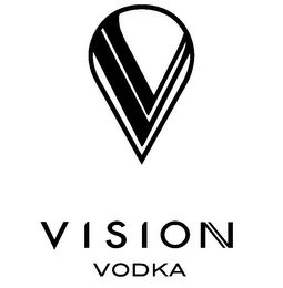 VV VISION VODKA logo