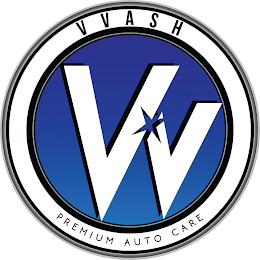 VVASH PREMIUM AUTO CARE VV logo