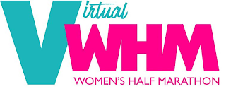 VWHM VIRTUAL WOMEN'S HALF MARATHON logo