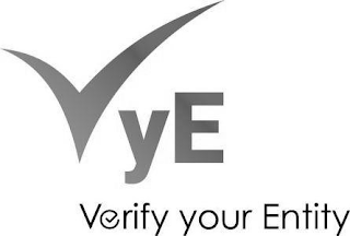 VYE VERIFY YOUR ENTITY logo