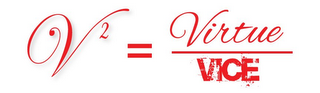 V² = VIRTUE VICE logo