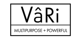 VÂRI MULTIPURPOSE + POWERFUL logo