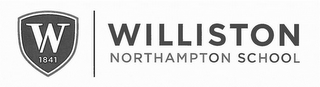 W 1841 WILLISTON NORTHAMPTON SCHOOL logo