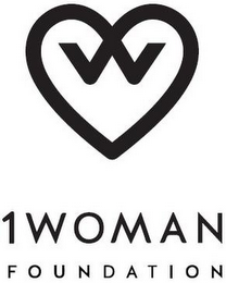 W 1WOMAN FOUNDATION logo