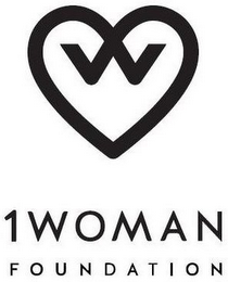 W 1WOMAN FOUNDATION logo