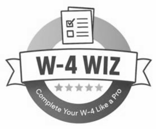 W-4 WIZ COMPLETE YOUR W-4 LIKE A PRO logo