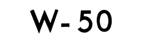 W-50 logo