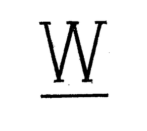 W logo