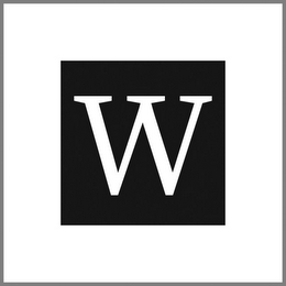 W logo