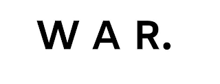 W A R. logo