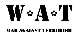 W A T WAR AGAINST TERRORISM logo