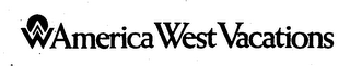 W AMERICA WEST VACATIONS logo
