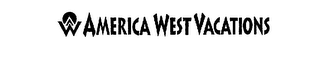 W AMERICA WEST VACATIONS logo