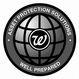 W ASSET PROTECTION SOLUTIONS WELL PREPARED logo