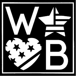 W B logo