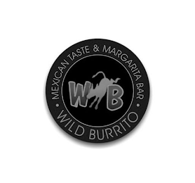 W B WILD BURRITO ·MEXICAN TASTE & MARGARITA BAR· logo