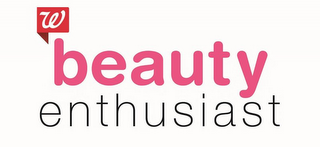 W BEAUTY ENTHUSIAST logo