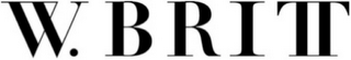 W. BRITT logo