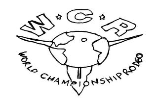 W C R WORLD CHAMPIONSHIP RODEO logo