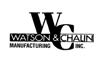 W & C WATSON & CHALIN MANUFACTURING INC. logo