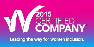 W CERTIFIED COMPANY LEADING THE WAY TO WOMEN INCLUSION logo