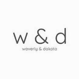 W & D WAVERLY & DAKOTA logo