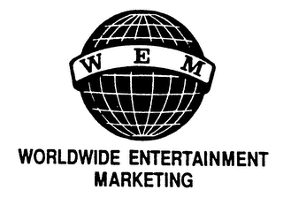 W E M WORLDWIDE ENTERTAINMENT MARKETING logo