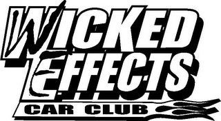 W E WICKED EFFECTS CAR CLUB logo