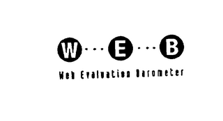 W... E...B WEB EVALUATION BAROMETER logo