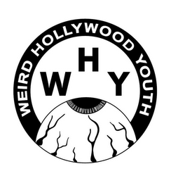 W H Y WEIRD HOLLYWOOD YOUTH logo