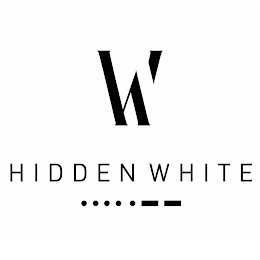 W HIDDEN WHITE logo