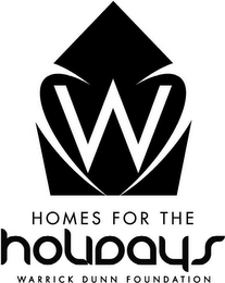 W HOMES FOR THE HOLIDAYS WARRICK DUNN FOUNDATION logo