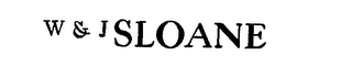 W & J SLOANE logo