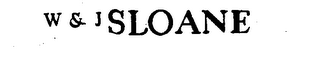 W & J SLOANE logo
