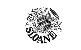 W & J SLOANE logo