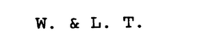 W. & L. T. logo