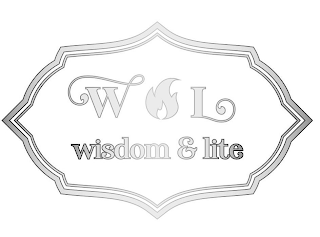"W", "L" WISDOM & LITE logo