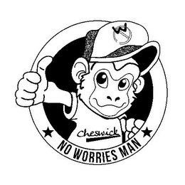 W M CHESWICK NO WORRIES MAN logo