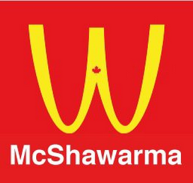 W MCSHAWARMA logo