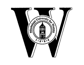 W MISSISSIPPI UNIVERSITY FOR WOMEN 1 8 8 4 logo