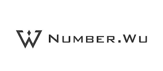 W NUMBER. WU logo