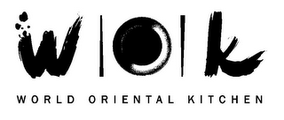W O K WORLD ORIENTAL KITCHEN logo