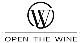 W OPEN THE WINE logo