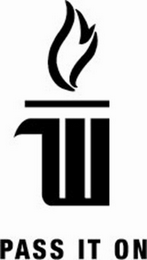 W PASS IT ON logo